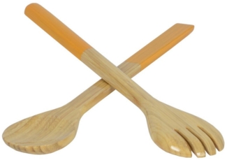 albert L. Bambus Salat-Besteck 37,5 cm yellow
