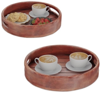 Tablett aus Mangoholz 2-tlg. Set 10050109