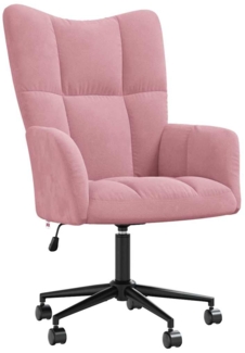 vidaXL Relaxsessel Rosa Samt [328176]