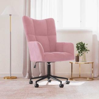 vidaXL Relaxsessel Rosa Samt [328176]