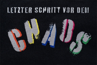 Rockbites - Fußmatte Türmatte Fußabtreter "CHAOS" Schwarz Bunt Nr. 179 (101003)*