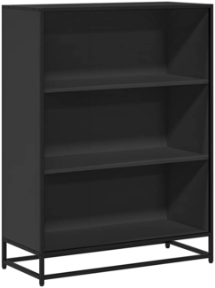 vidaXL Bücherregal Schwarz 80,5x35x107,5 cm Holzwerkstoff 849119