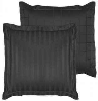Kissenbezug Zygo 63x63 cm Baumwolle dunkelgrau