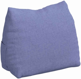 vidaXL Rückenkissen Jeans blau 45 x 20 x 35 cm Stoff 42015016