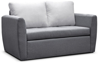 MOEBLO Schlafsofa SARA 120, Sofa Sessel Kindersofa Schlafsessel mit Bettfunktion Gästebett Klappsofa Mini Couch 2-Sitzer Sofagarnitur Jugendzimmer, mit Bettkasten und Schlaffunktion