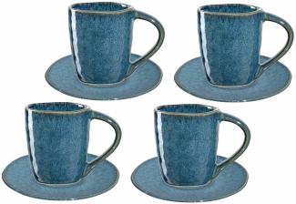 Leonardo MATERA Espresso Set blau 8-teilig