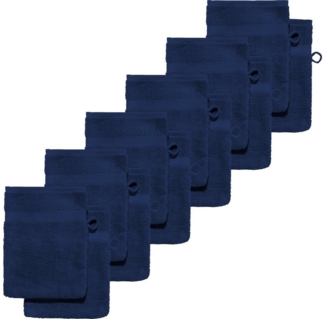 Erwin Müller Waschhandschuh Waschhandschuh "Sindelfingen" 12er-Pack, Frottier, Walk-Frottier kochfest Uni