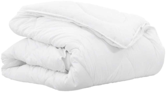 vidaXL Decken & Bettdecken Weiß 240 x 220 cm Polyester 42007790