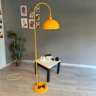 Bamyum Stehlampe Moderne Stehlampe aus Metall mit E27, verstellbarer Lampenschirm, ohne Leuchtmittel, E27, verstellbarer Lampenschirm, Stehluchte mit Ablage