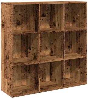 vidaXL Bücherregal Altholz-Optik 98x29x97,5 cm 855968
