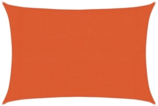 vidaXL Sonnensegel 160 g/m² Rechteckig Orange 3x5 m HDPE 311679