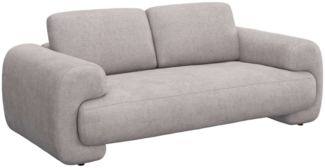 FLEXLUX 2,5-Sitzer Molino Designsofa, Polstersofa, Einzelsofa, Couch, Kaltschaum & Stahl-Wellen für erstklassigen Sitzkomfort, Füsse Schwarz