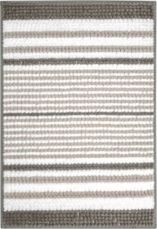 Kleine Wolke Badematte Badteppich Bola, Höhe 1 mm, fußbodenheizungsgeeignet, 100% Polyester, rechteckig