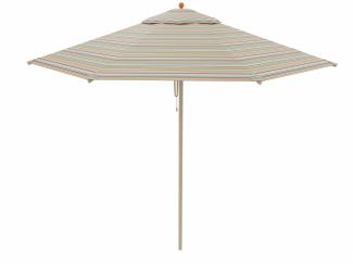 Runder Sonnenschirm Ø 250 cm Klassiker Multicolor mini, mit Flaschenzug