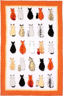 Ulster Weavers Geschirrtuch Cats in Waiting, (Set, 1-tlg, 1-teilig), 100% Baumwolle 48x74cm Küchentuch