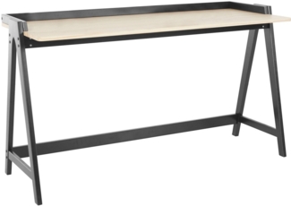 loft24 Schreibtisch Alvin, aus Kiefer Massivholz mit Kufengestell, Breite 120 cm