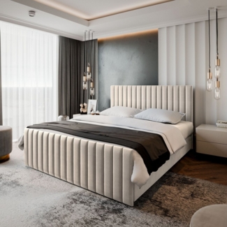 Masseno Boxbett ARION 140x200 cm mit Bonell Matratze und Topper