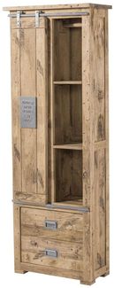 Schrank Mango 70x35x195 whitewash lackiert RAILWAY #384