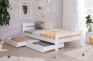 Einzelbett "Bert" 120x200 Kiefer massiv