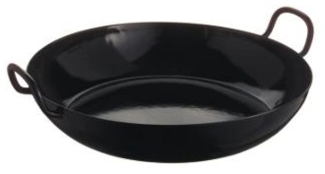 Riess Schlemmerpfanne Emaille Bratpfanne Schwarz 30 cm
