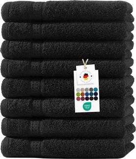 Carpe Sonno Gästehandtücher 30x50 cm 8x Gästetuch Set 100% Baumwolle Frottier Handtücher 500 g/m2, Frottier (Spar-Set, 8-St), Extra Soft & Weich, Saugfähig, Schwer, Atmungsaktiv, schnell trocknend