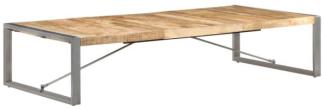 vidaXL Couchtisch 180 x 90 x 40 cm Raues Mangoholz, Form: rechteckig [321591]