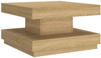 Couchtisch, Sofatisch Hellbraun 60x60x35 cm MDF