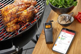 GEFU Bratenthermometer CONTROL - mit App - für Grillen, Braten & Räuchern in Echtzeit