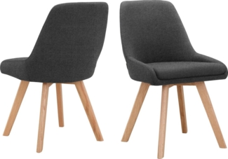 INOSIGN Esszimmerstuhl Dilla, TOPSELLER! (Set, 1 St), im 1er und 2er Set, Webstoff Bezug, Sitzhöhe 48 cm, Küchenstuhl