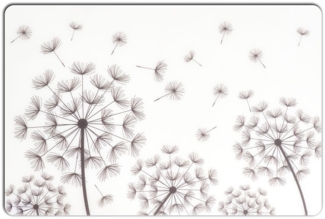 Zeller Present Platzset 'Pusteblume', Kunststoff, transparent/