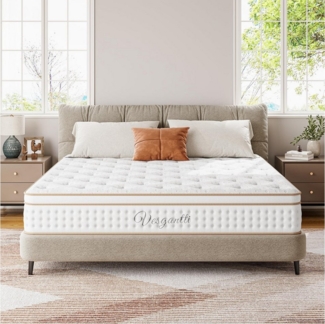 Taschenfederkernmatratze 7-Zonen Matratze H3 Hybridmatratze ÖkoTex Zertifiziert BT6, Vesgantti, Matratze 90x200 cm, 140x200 cm, 160x200 cm