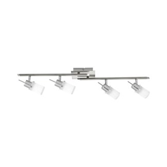 MAX LED Leuchten Direkt Deckenleuchte, stahl 4xGU10 4W 3000K Innenleuchte, IP20 11461