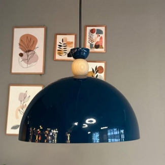 Bamyum Pendelleuchte Pendelleuchte Yimpi Hängelampe Industrial Ø30 cm, E27, Moderne Lampe, ohne Leuchtmittel, E27, Dimmbar, Einstellbare Kabellänge