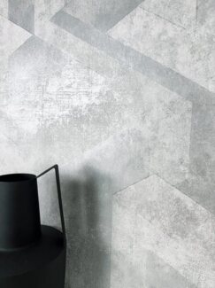 Newroom Vliestapete, Grau Tapete Modern Glänzend - Betonoptik Betonwand Silber Industrial 3D Optik Beton Putz für Schlafzimmer Wohnzimmer Küche, Betonoptik, Betonwand