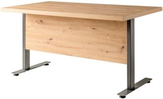 Schreibtisch Renatura / Rilega , Holzfarben , 120 x 75 x 80 cm