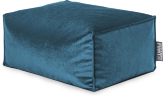 Sitting Point Sitzsack Marla Roll Samt Petrol