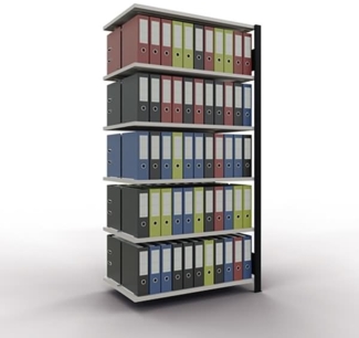 Schulte Regal MULTIplus150 36046-S Anbau 2.000x1.000x600mm MA schwarz/