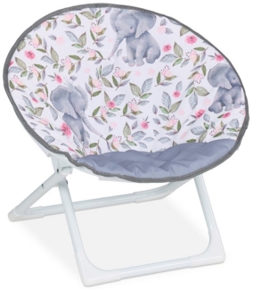 relaxdays Campingstuhl Faltbarer Moonchair für Kinder, Elefant