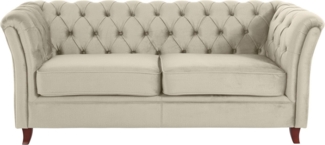 Home affaire Chesterfield-Sofa Reims, mit echter Chesterfield-Knopfheftung, hochwertige Verarbeitung