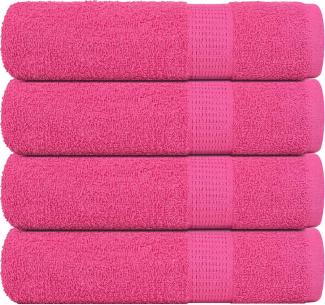 Handtücher 4 Stk. Rosa 50x100 cm 360 g/m² 100% Baumwolle 137047