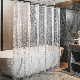 LuxusKollektion Duschvorhang Duschvorhang Anti-Schimmel Wasserdicht Waschbar PEVA 180x180 cm