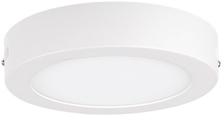 LED Deckenleuchte, Aluminium creme, D 17 cm