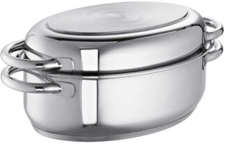 Schulte-Ufer Multi-Bräter, Edelstahl 18/10, 27x17 cm, 5 l