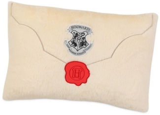 United Labels® Dekokissen Harry Potter Kissen Hogwarts Aufnahmebrief Brief Dekokissen 30x45 cm