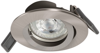 OSRAM Deckeneinbauleuchte, GU10, 4,3 W, 2700 K, IP20, mit Twistlock-System