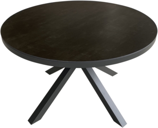 deVries Dining-Tisch "LIVINGSTON", Größe 120 cm rund /76 cm, dunkelgrau