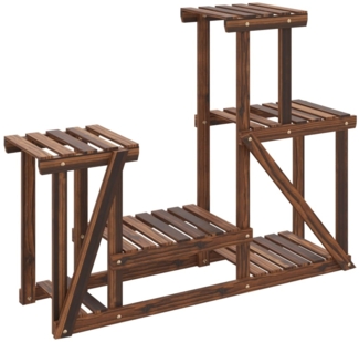 vidaXL Blumenständer 90x25x73,5 cm Massivholz Tanne 362875