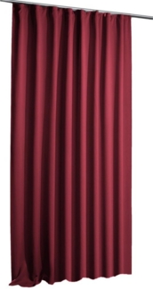 Haus und Deko Verdunkelungsvorhang Verdunklungsvorhang Blackout Gardine Kräuselband blickdicht 135x245, Kräuselband (1 St), verdunkelnd, Polyester