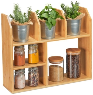 Bambusregal 6 Fächer