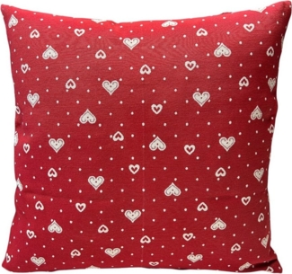 HOSSNER - HOMECOLLECTION Kissenbezug Kufstein braun 40x40 cm, (1 Stück), Dekokissen Bezug bedruckt modern